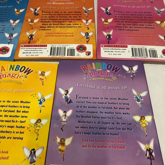 Rainbow Magic The Weather Fairies Complete Set of 1-7 by Daisy Meadows Paperback - Picture 8 of 10